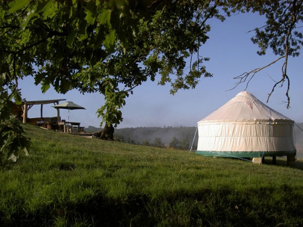 Yurt setting